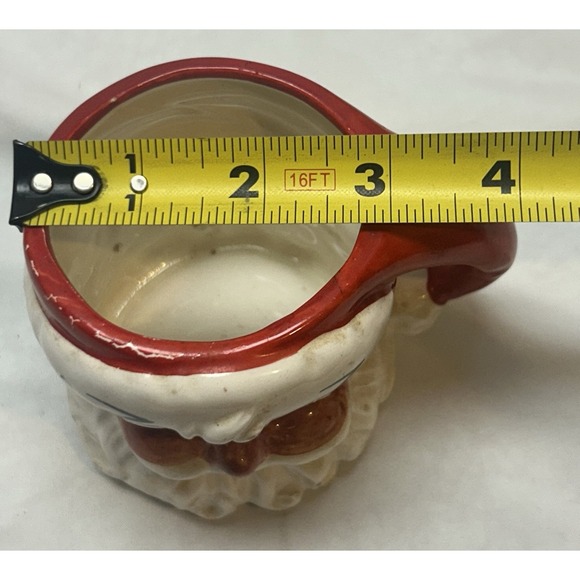 VTG Lefton Santa Claus Face Mug Christmas 3.5" Tall - Picture 9 of 9